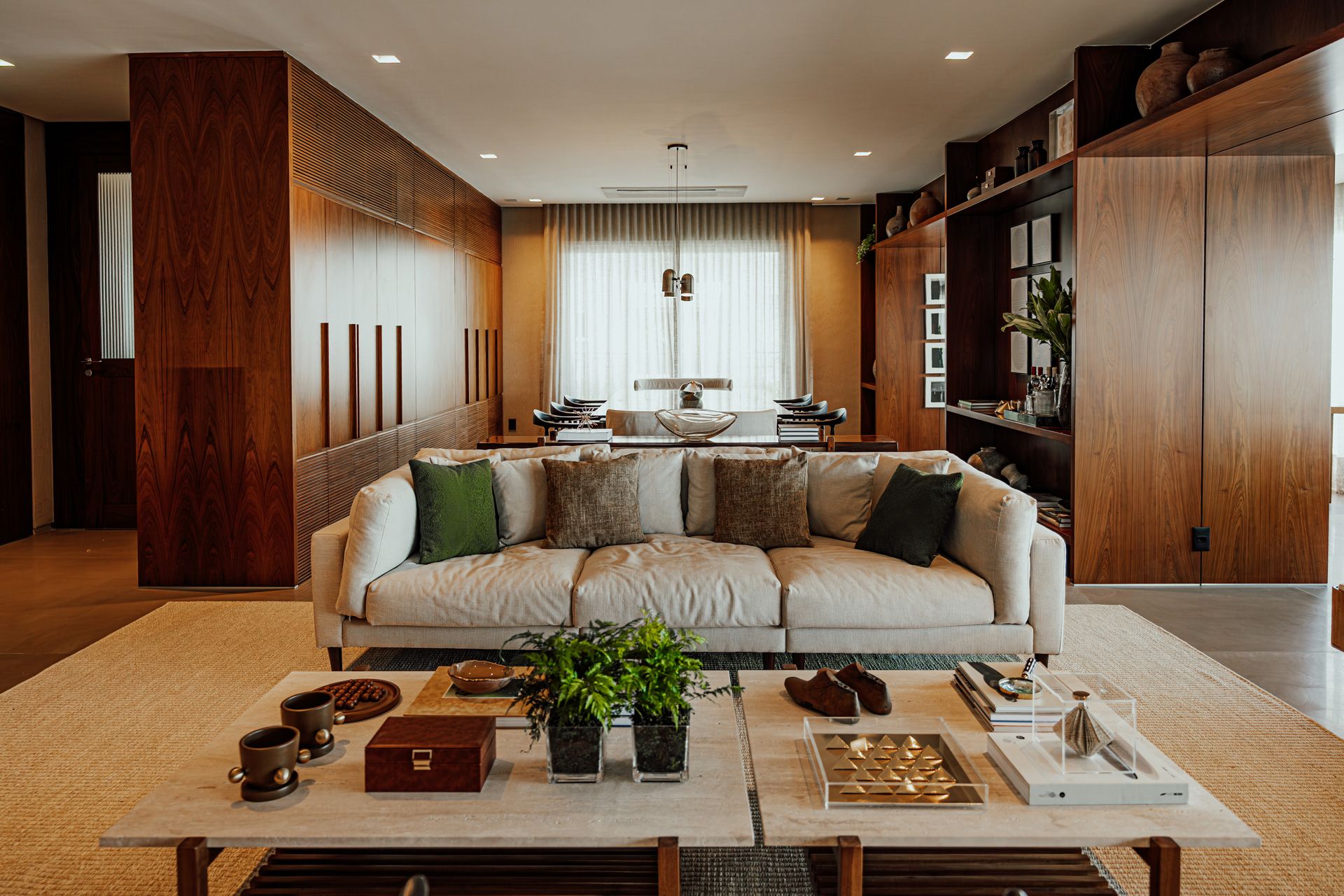 Living e Sala de Jantar | Zineas | Parque Cidade Jardim